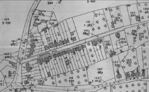 1927 map Helensdale Extract from 1927 OS map showing Helensdale on Barbers Hill